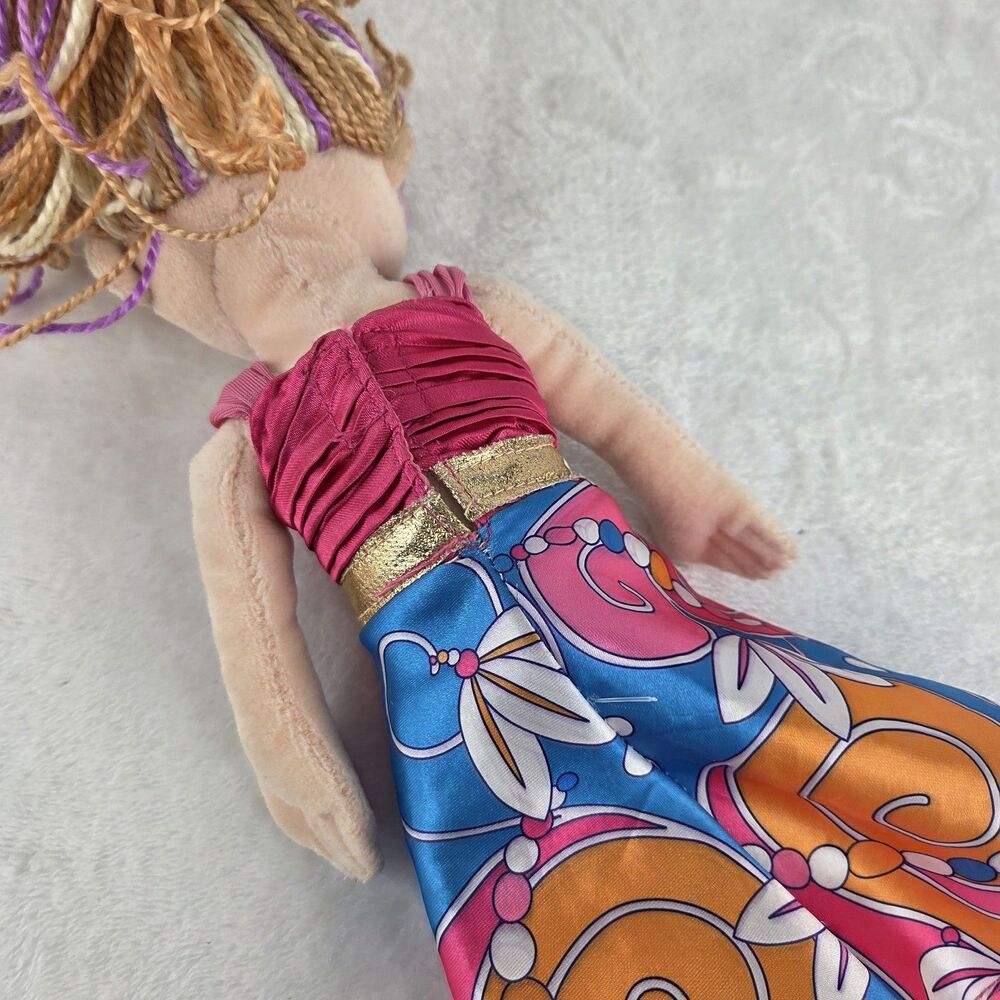 Groovy Girls Princess Ella Soft Doll Pink Dress Gold Shoes Manhattan Toy 2013 - Picture 11 of 12